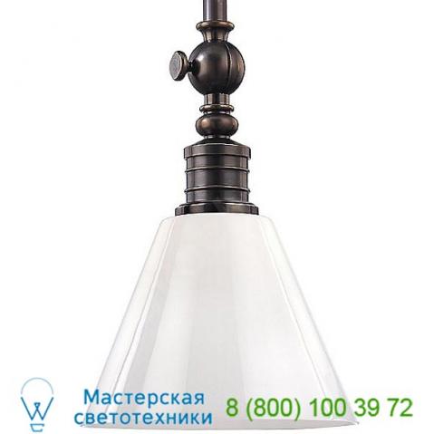 Hudson valley lighting 9611-db darien pendant with glass shade, подвесной светильник