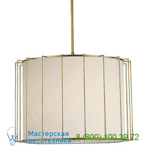 Bbl 5014bz-l carousel drum shade pendant light visual comfort, светильник