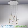 Fairy 18 light round cluster pendant light usfair12amcrled axo light, светильник