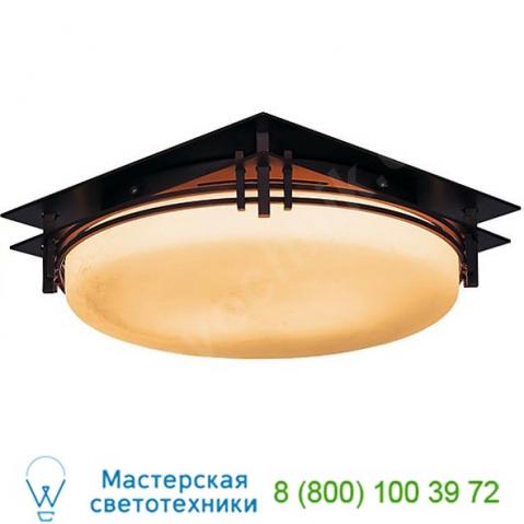 Banded flush-mount ceiling light hubbardton forge 124394-1037, светильник