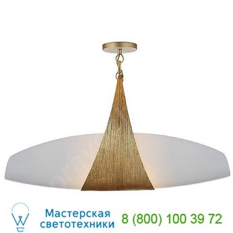 Visual comfort utopia banded pendant light kw 5553ai-wg, светильник