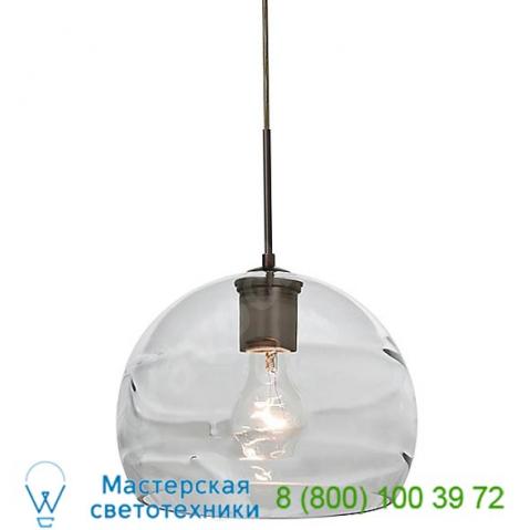 Spirit pendant (clear/bronze/8 inch) - open box return  besa lighting, светильник