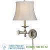 Visual comfort classic swing arm wall sconce sl 2800an-s, бра