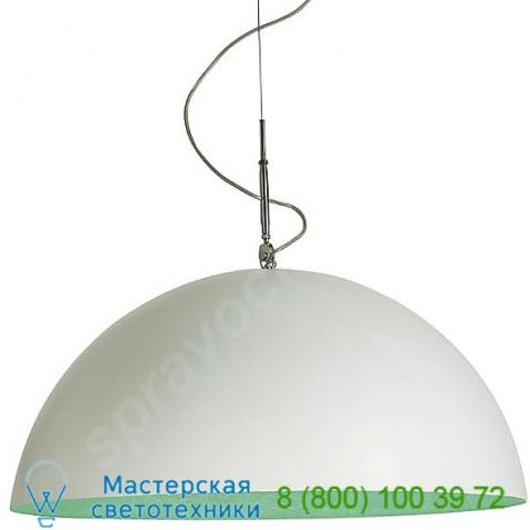 Mezza luna 1 white transparent mezza luna pendant light in-es art design, светильник