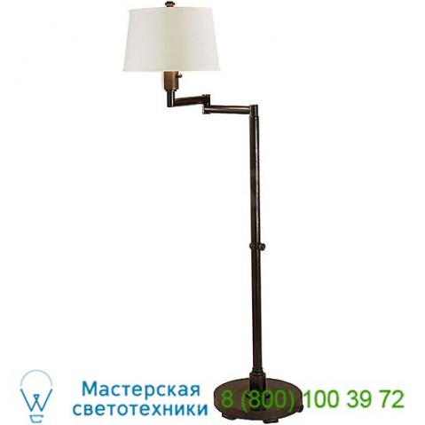 Chunky swing arm floor lamp cha 9106ab-l visual comfort, светильник