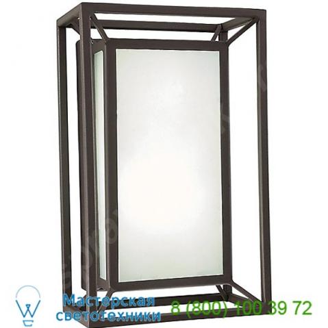 Outline large outdoor led pocket lantern george kovacs p1203-287-l, уличный настенный светильник