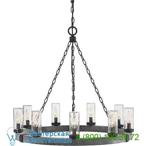 Hinkley lighting sawyer outdoor chandelier 29206sq, уличный подвесной светильник