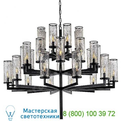 Visual comfort kw 5202ab-crg liaison triple chandelier, светильник