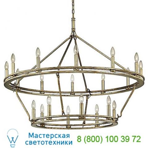 F6238 troy lighting sutton tiered chandelier, светильник