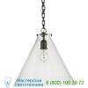 Katie conical pendant light (bronze with clear glass) - open box  visual comfort, светильник