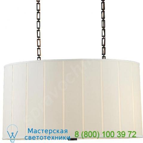 Perfect pleat oval pendant light visual comfort bbl 5031bz-s, светильник