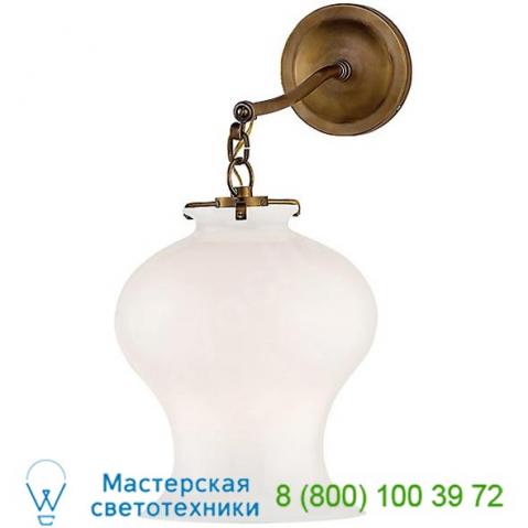 Visual comfort katie bell jar bathroom wall light tob 2226bz/g1-cg, настенный бра