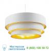 Lights up! 9275bn-mwg-metallic-white-&amp;-gold deco deluxe 3-tier pendant light, светильник