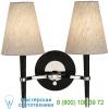 Ventana double wall sconce robert abbey 771, настенный светильник бра