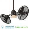 Vintage gyro ceiling fan f802-orb minka aire fans, светильник