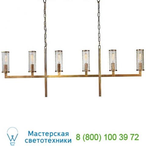 Visual comfort liaison linear suspension light kw 5203ab-crg, светильник