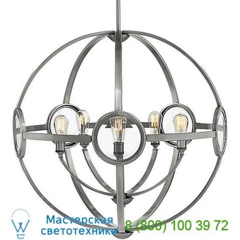 Hinkley lighting fulham single tier chandelier 3924kz, светильник