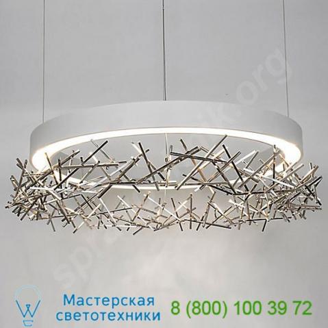 Halo criss cross led chandelier cc-ha-ch-107b ridgely studio, светильник