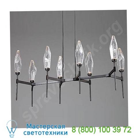 Rock crystal led linear suspension hammerton studio plb0050-48-fb-ca-001-l1, светильник