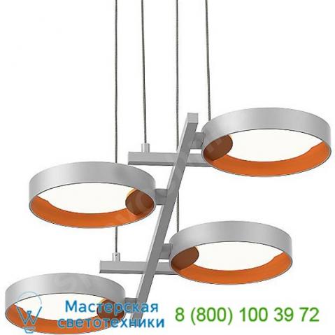 Light guide ring 4-light led pendant light sonneman lighting 2655. 25w, светильник