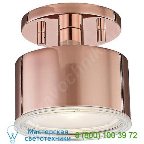 Nora flush mount ceiling light mitzi - hudson valley lighting h159601-agb, светильник