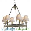 Classic mini ring chandelier sl 5814an-np visual comfort, светильник