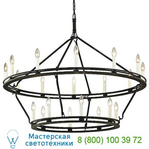 Troy lighting f6238 sutton tiered chandelier, светильник