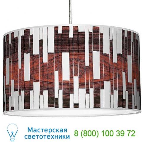 Tile 1 pendant light jefdesigns jd_tile1_ebony_thao16, светильник