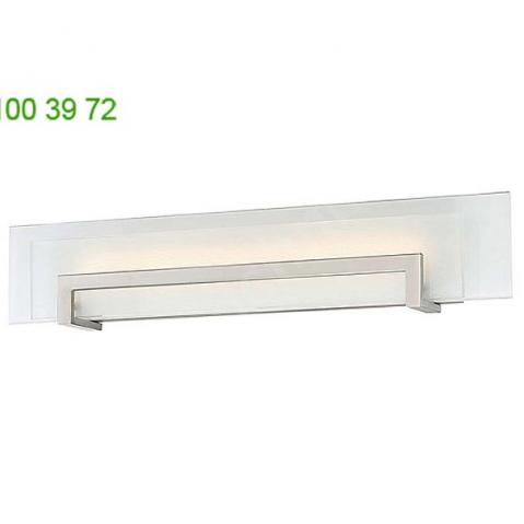 Margin led bath light ws-70526-sn modern forms, светильник для ванной