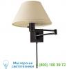 92000d an-l classic swing arm wall sconce with linen shade visual comfort, бра