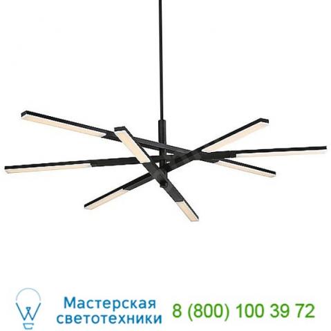 Stacked led chandelier pd-50748-bk modern forms, светильник