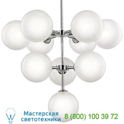 H122810-agb ashleigh chandelier mitzi - hudson valley lighting, светильник