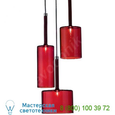 Spillray 3 light cluster pendant axo light usspill3cscr12v, светильник