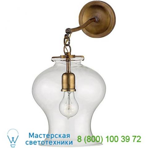 Tob 2226bz/g1-cg visual comfort katie bell jar bathroom wall light, настенный бра