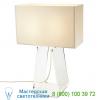 Tube top table lamp tt 14 wht/clr pablo designs, настольная лампа