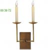 Visual comfort ob-sl 2866hab right angle wall light (hand-rubbed antique brass/2) - open box return