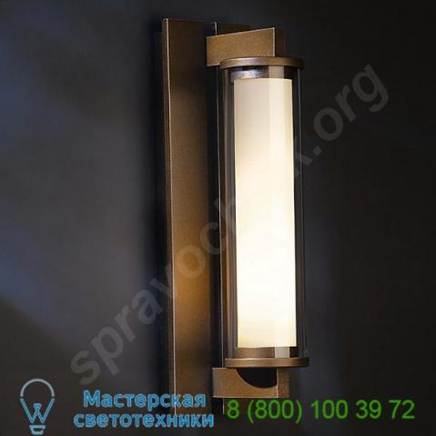 306455-1005 fuse large outdoor wall sconce hubbardton forge, уличный настенный светильник