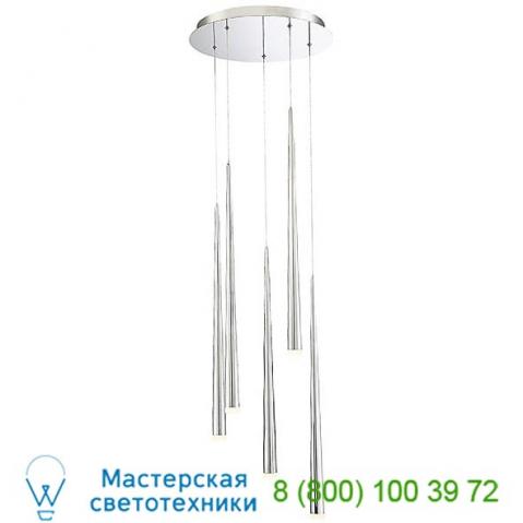 Modern forms cascade etched glass round multi-light pendant pd-41803r-bk, светильник