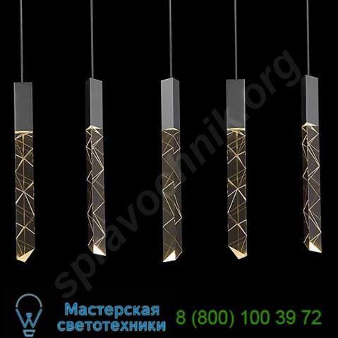 Trinity rectangle cluster led pendant light sonneman lighting 2957. 01, подвесной светильник