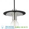 Mitzi - hudson valley lighting h137701s-agb/bk milo pendant light, светильник