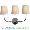 Tob 2008as-np vendome wall sconce visual comfort, настенный светильник бра