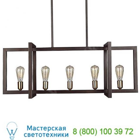 Finnegan linear suspension light f3147/5nwb feiss, светильник