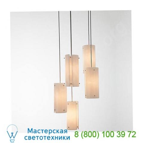 Hammerton studio chb0044-03-fb-bg-c01-e2 textured glass round multi-light pendant light, подвесной