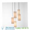 Hammerton studio chb0044-03-fb-bg-c01-e2 textured glass round multi-light pendant light, подвесной