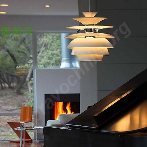 Ph snowball pendant light louis poulsen, светильник