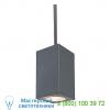 Cube architectural led pendant light dc-pd05-f827-bk wac lighting, уличный подвесной светильник