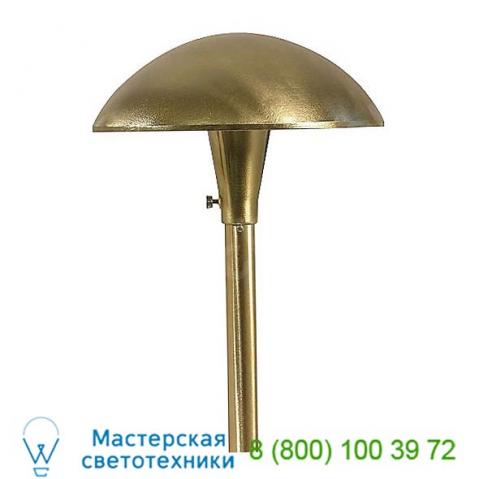 Al-12-h-brs focus industries brass mushroom area light, светильник для садовых дорожек