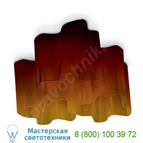 0693028a logico mini triple nested semi-flushmount light artemide, светильник