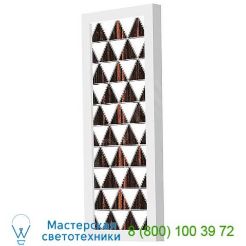 Jefdesigns triangle 1 plank led wall sconce jd_triangle1_ebony_tablet, настенный светильник