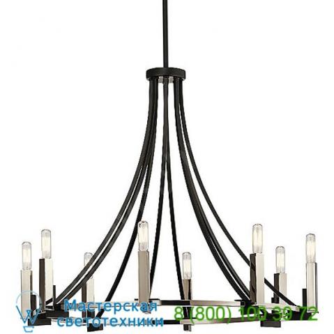 43290bk bensimone chandelier kichler, светильник